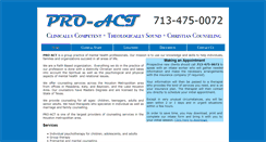 Desktop Screenshot of pro-act.com